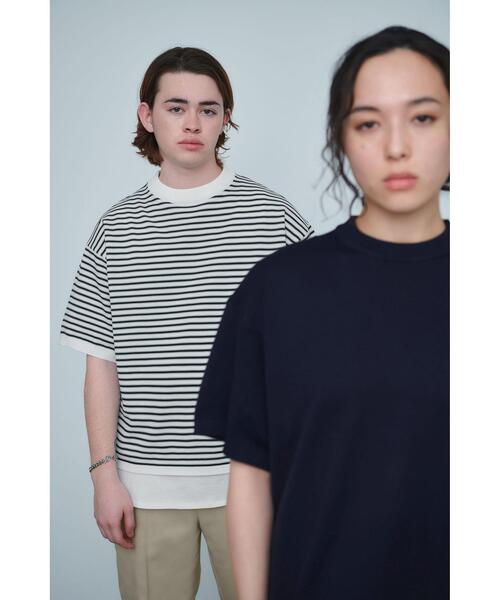 green label relaxing(グリーンレーベルリラクシング)の「【WEB限定】<GLR or> レイヤード 半袖 ニット タンクトップ付き(ニット/セーター・メンズ・ネイビー/その他1/ライトグレー・S/M/L)」の15枚目の写真