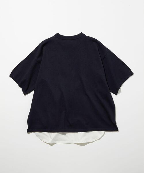 green label relaxing(グリーンレーベルリラクシング)の「【WEB限定】<GLR or> レイヤード 半袖 ニット タンクトップ付き(ニット/セーター・メンズ・ネイビー/その他1/ライトグレー・S/M/L)」の16枚目の写真