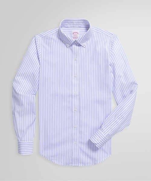 BROOKS BROTHERS(ブルックスブラザーズ)の「スーピマコットンストレッチ ベンガルストライプ ボタンダウンシャツ Classic Fit(シャツ/ブラウス・レディース・ブルー/アクア/ラベンダー・0/2/4/6/8)」の20枚目の写真