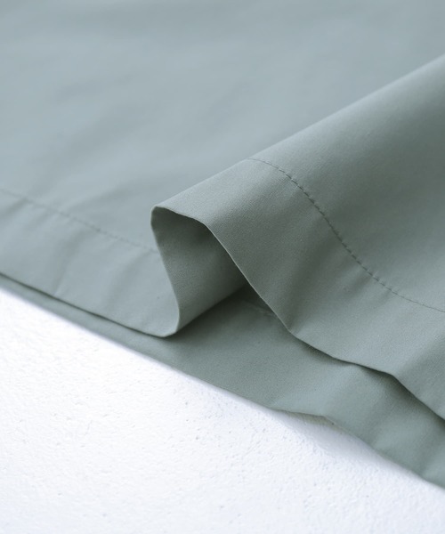 n'OrLABEL（ノアールレーベル）の「『バックギャザースキッパーシャツワンピース』（シャツワンピース・レディース・ベージュ/ブラック/グリーン・FREE）」の6枚目の写真