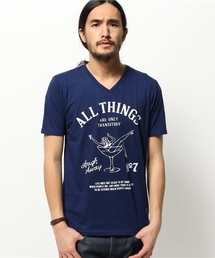 VENCEEXCHANGE | グラスレディープリント半袖Tシャツ       (Tシャツ/カットソー)