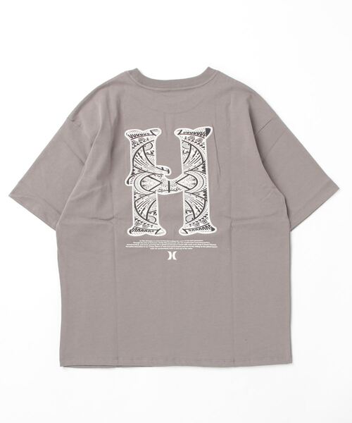 Hurley (ハーレー)の「Hurley/ハーレー バックプリントTシャツ オーバーサイズ トライバル柄/クルーネック半袖tシャツ コットンTee MSS2310013(Tシャツ/カットソー・メンズ・ホワイト/ブラウン/ブラック・S/M/L)」の12枚目の写真