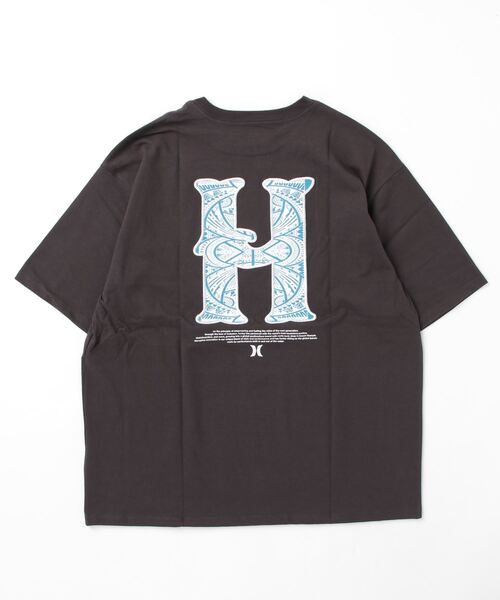 Hurley (ハーレー)の「Hurley/ハーレー バックプリントTシャツ オーバーサイズ トライバル柄/クルーネック半袖tシャツ コットンTee MSS2310013(Tシャツ/カットソー・メンズ・ホワイト/ブラウン/ブラック・S/M/L)」の9枚目の写真