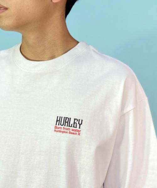 Hurley (ハーレー)の「Hurley/ハーレー バックプリントTシャツ オーバーサイズ トライバル柄/クルーネック半袖tシャツ コットンTee MSS2310013(Tシャツ/カットソー・メンズ・ホワイト/ブラウン/ブラック・S/M/L)」の7枚目の写真