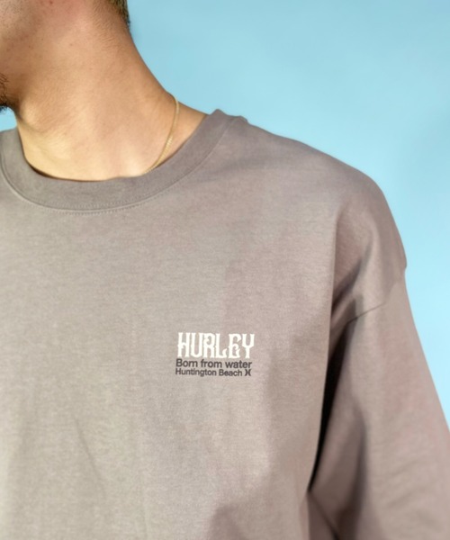 Hurley (ハーレー)の「Hurley/ハーレー バックプリントTシャツ オーバーサイズ トライバル柄/クルーネック半袖tシャツ コットンTee MSS2310013(Tシャツ/カットソー・メンズ・ホワイト/ブラウン/ブラック・S/M/L)」の11枚目の写真