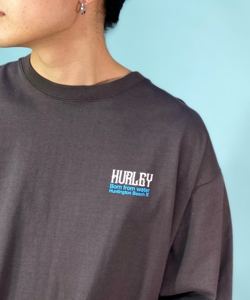Hurley (ハーレー)の「Hurley/ハーレー バックプリントTシャツ オーバーサイズ トライバル柄/クルーネック半袖tシャツ コットンTee MSS2310013(Tシャツ/カットソー・メンズ・ホワイト/ブラウン/ブラック・S/M/L)」の19枚目の写真