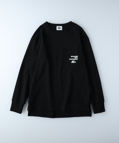 CAMP7(キャンプセブン)の「【CAMP7】ポケットロゴロンT(Tシャツ/カットソー・レディース・ホワイト/ブラック・M/L)」の14枚目の写真