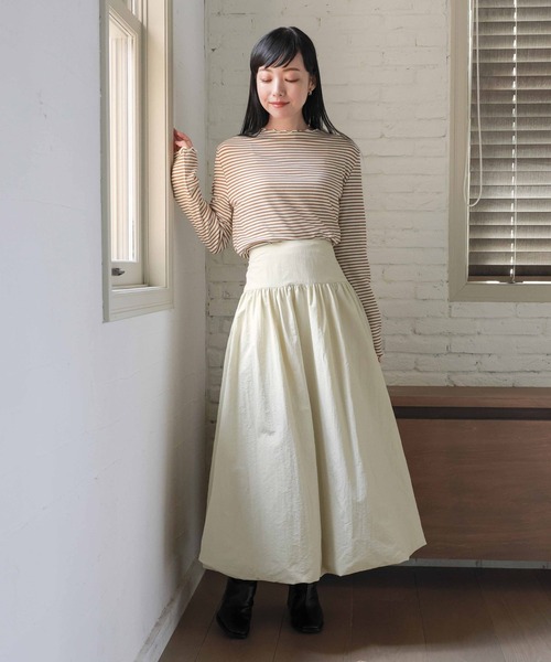 専用35枚 セール】ボーダーテレコロングスリーブ 191366（Tシャツ