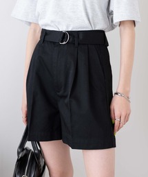 WEGO | WEGO/ベルト付タックショートパンツ(その他パンツ)