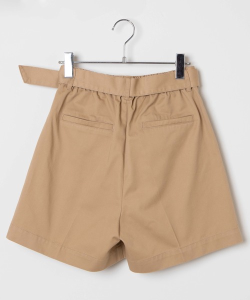 WEGO（ウィゴー）の「WEGO/ベルト付タックショートパンツ（その他パンツ・レディース・ホワイト/ベージュ/ブラック・FREE）」の18枚目の写真
