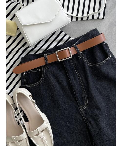 Lugnoncure(ルノンキュール)の「ノーホールベルト(ベルト・レディース・ブラウン/ブラック・フリ-)」の3枚目の写真