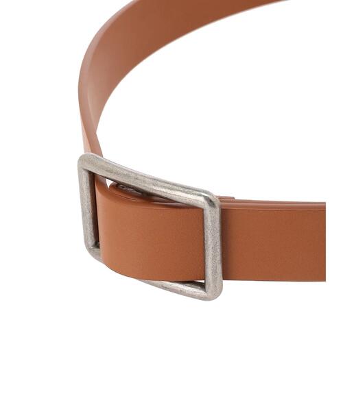 Lugnoncure(ルノンキュール)の「ノーホールベルト(ベルト・レディース・ブラウン/ブラック・フリ-)」の6枚目の写真