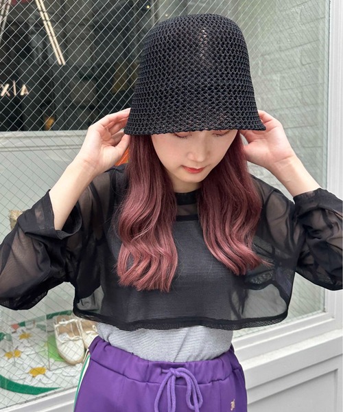 CONTROL FREAK / CTFK（コントロールフリーク）の「CONTROL FREAK(コントロールフリーク)透かしサーモハット（ハット・レディース・ブラック/ベージュ・FREE）」の17枚目の写真