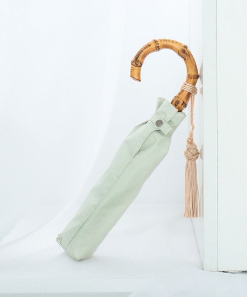 折りたたみ日傘完全遮光100％晴雨兼用竹ハンドル