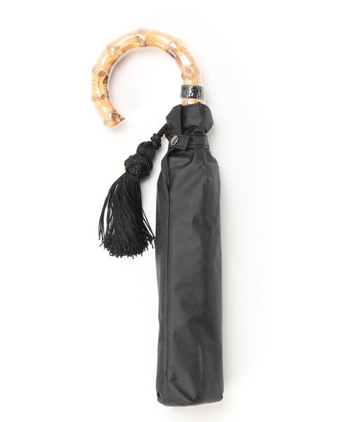 utatane（ウタタネ）の「折りたたみ日傘 完全遮光100％ 晴雨兼用 竹ハンドル（折りたたみ傘・レディース・グリーン/ベージュ/マスタード/ラベンダー/ブラック/ピンク/ネイビー/グレー/ブルー・FREE）」の20枚目の写真