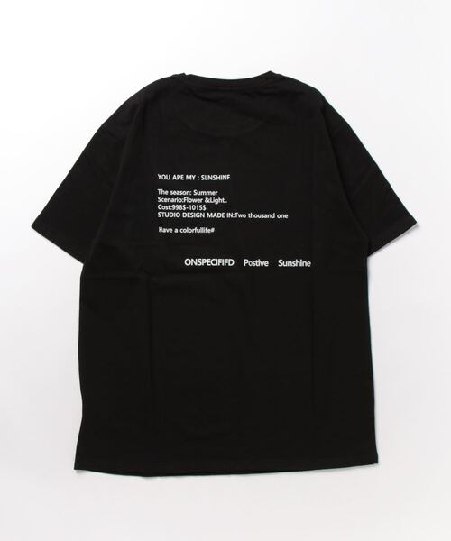 LOPASS(ロパス)の「半袖ロゴビックTシャツ(Tシャツ/カットソー・レディース・ホワイト/ブラック・S/M)」の3枚目の写真
