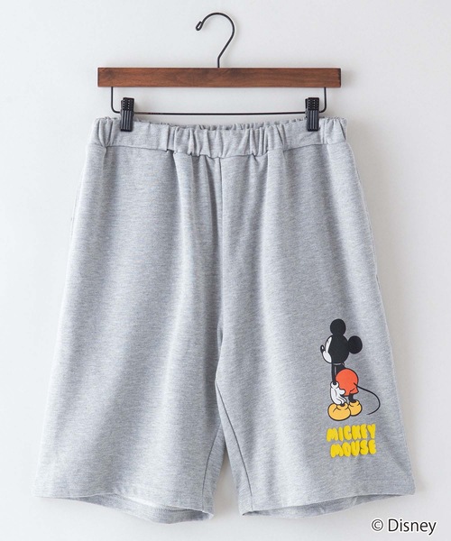 Disney(ディズニー)の「【DISNEY/ディズニー】 【MICKEY MOUSE/ミッキーマウス】別注 ミニ裏毛 スウェット ショートパンツ(その他パンツ・メンズ・ブラック/杢グレー・SMALL/MEDIUM/LARGE/X-LARGE)」の12枚目の写真