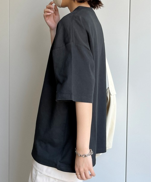 CPCM(シーピーシーエム)の「ヘビーウェイトヘンリーネックT(Tシャツ/カットソー・メンズ・ブラック/オフホワイト/グリーン・MEDIUM/LARGE)」の8枚目の写真