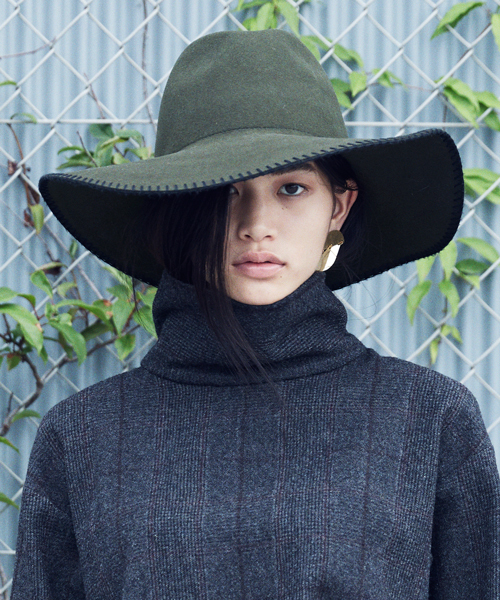 Ray BEAMS（レイビームス）の「RBS / ロングブリム ハット（ハット・レディース・ベージュ/オリーブ/ネイビー・ONE SIZE）」の12枚目の写真