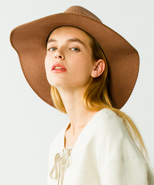 Ray BEAMS（レイビームス）の「RBS / ロングブリム ハット（ハット・レディース・ベージュ/オリーブ/ネイビー・ONE SIZE）」の13枚目の写真