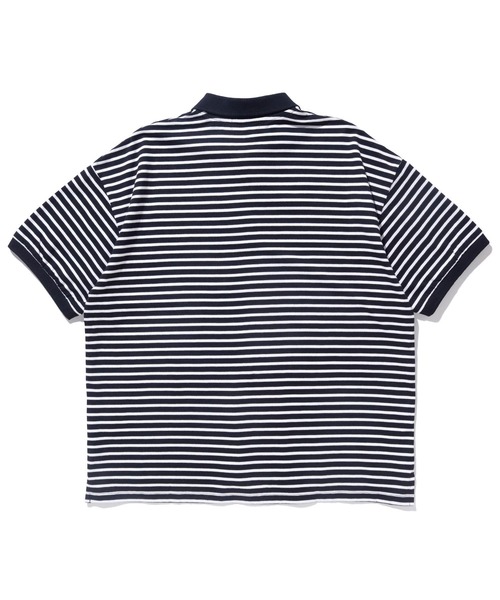 XLARGE（エクストララージ）の「EMBROIDERED STRIPED POLO SHIRT（ポロシャツ・メンズ・グリーン/ブラック/ブルー・S/M/L/XL）」の4枚目の写真