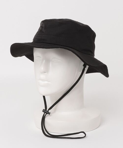Alpha Industries（アルファインダストリーズ）の「バケットハット / 紫外線対策 / あご紐付き / つば広（ハット・メンズ・ブラック/オリーブ・FREE）」の4枚目の写真