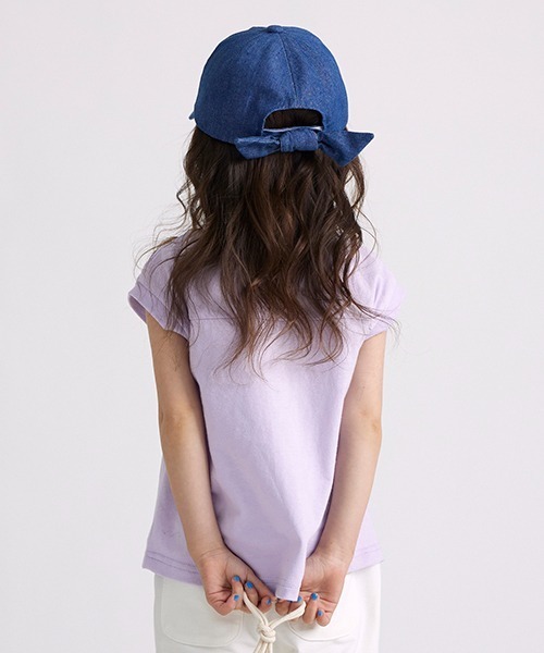 petit main(プティマイン)の「【一部店舗でも取り扱いあり】【プティプラ】AラインTシャツ(Tシャツ/カットソー・キッズ・イエロー/ピンク/ライトブルー/オフホワイト/ラベンダー/ライトピンク/チャコール/ライトグレー・100cm/110cm/120cm/140cm/90cm/130cm)」の13枚目の写真