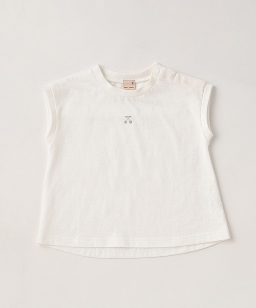 petit main(プティマイン)の「【一部店舗でも取り扱いあり】【プティプラ】AラインTシャツ(Tシャツ/カットソー・キッズ・イエロー/ピンク/ライトブルー/オフホワイト/ラベンダー/ライトピンク/チャコール/ライトグレー・100cm/110cm/120cm/140cm/90cm/130cm)」の15枚目の写真