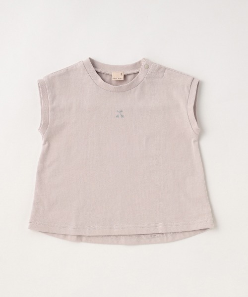 petit main(プティマイン)の「【一部店舗でも取り扱いあり】【プティプラ】AラインTシャツ(Tシャツ/カットソー・キッズ・イエロー/ピンク/ライトブルー/オフホワイト/ラベンダー/ライトピンク/チャコール/ライトグレー・100cm/110cm/120cm/140cm/90cm/130cm)」の16枚目の写真