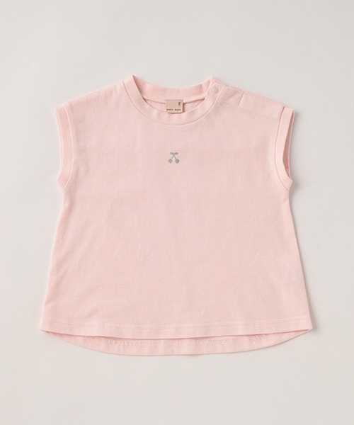 petit main(プティマイン)の「【一部店舗でも取り扱いあり】【プティプラ】AラインTシャツ(Tシャツ/カットソー・キッズ・イエロー/ピンク/ライトブルー/オフホワイト/ラベンダー/ライトピンク/チャコール/ライトグレー・100cm/110cm/120cm/140cm/90cm/130cm)」の19枚目の写真