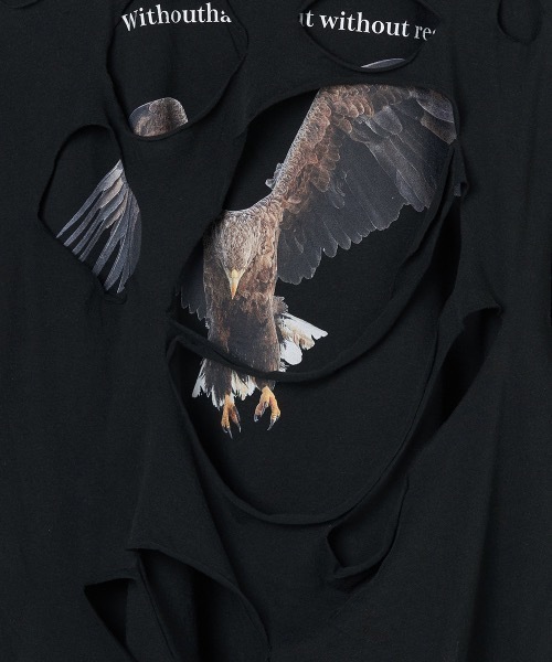 FORSOMEONE（フォーサムワン）の「FORSOMEONE DAMAGE EAGLE TEE