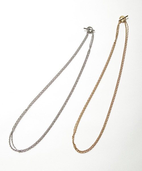 FACTOTUM（ファクトタム）の「【FACTOTUM】ダブルチェーンネックレス（ネックレス・メンズ・シルバー/ゴールド・FREE）」の11枚目の写真