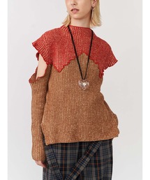 PAMEO POSE | Bicolor Sweater(ニット/セーター)