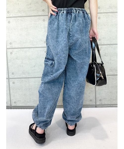 CECIL McBEE（セシルマクビー）の「２WAYカーゴパンツ（カーゴパンツ・レディース・ネイビー/サックスブルー・LARGE/MEDIUM）」の15枚目の写真