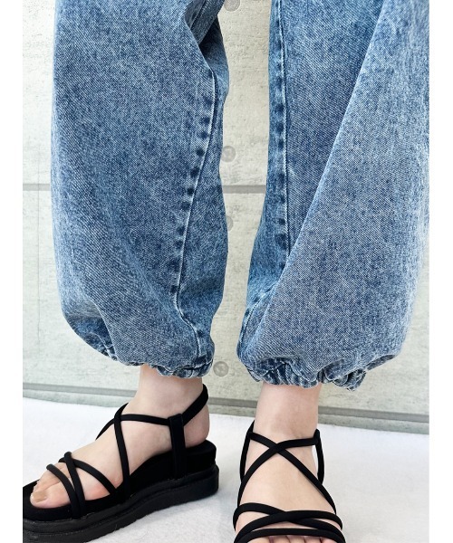 CECIL McBEE（セシルマクビー）の「２WAYカーゴパンツ（カーゴパンツ・レディース・ネイビー/サックスブルー・LARGE/MEDIUM）」の7枚目の写真