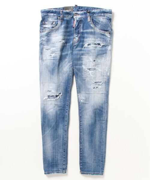 DSQUARED2（ディースクエアード）の「SKATER JEAN /LIGHT SANDY SLASH