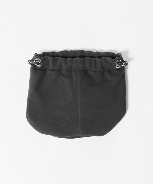 OUTDOOR PRODUCTS(アウトドアプロダクツ)の「OUTDOOR PRODUCTS/アウトドアプロダクツ Remake Drawstring Bag バッグ 巾着バッグ(ハンドバッグ・レディース・グレー/オレンジ/ブラック・FREE)」の4枚目の写真