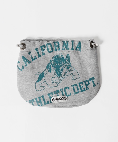 OUTDOOR PRODUCTS(アウトドアプロダクツ)の「OUTDOOR PRODUCTS/アウトドアプロダクツ Remake Drawstring Bag バッグ 巾着バッグ(ハンドバッグ・レディース・グレー/オレンジ/ブラック・FREE)」の10枚目の写真