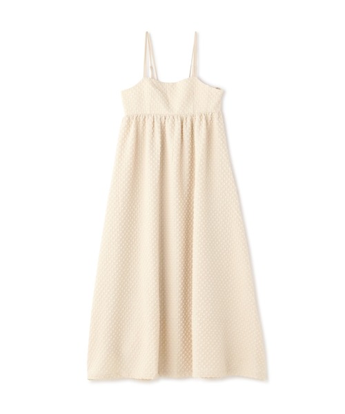 FREE'S MART(フリーズマート)の「フクレぽこぽこジャガードフレアキャミワンピース(ワンピース・レディース・ホワイト/ブラック・MEDIUM/SMALL)」の2枚目の写真