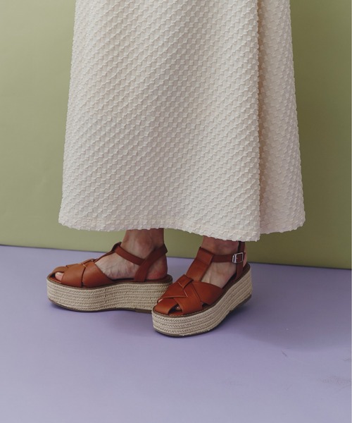 FREE'S MART(フリーズマート)の「フクレぽこぽこジャガードフレアキャミワンピース(ワンピース・レディース・ホワイト/ブラック・MEDIUM/SMALL)」の20枚目の写真