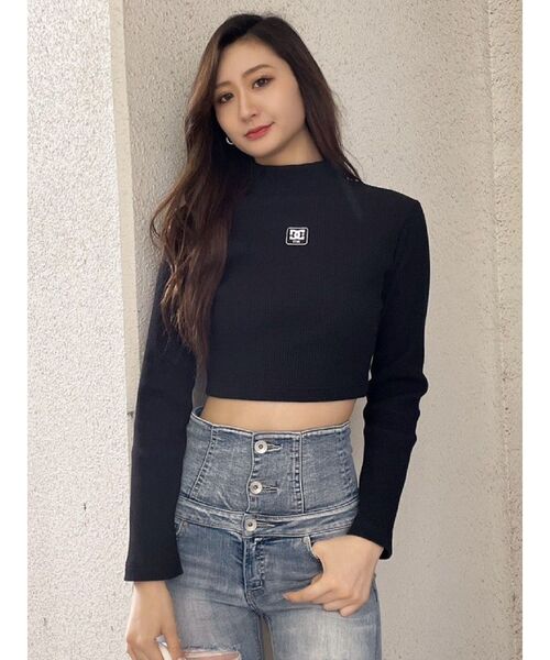 GYDA(ジェイダ)の「【WEB限定】GYDAxDC HIGHNECK ロンT(Tシャツ/カットソー・レディース・ブラック/その他1・FREE)」の14枚目の写真