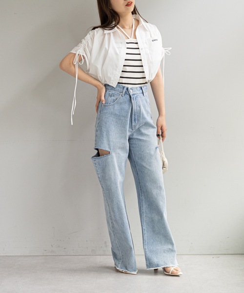 Chico(チコ)の「カップ付ホルターデザインキャミ(キャミソール・レディース・アイボリー/ベージュ系その他/ホワイト系その他/ホワイト系その他2・FREE)」の18枚目の写真