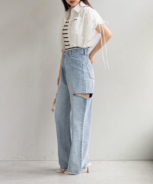 Chico(チコ)の「カップ付ホルターデザインキャミ(キャミソール・レディース・アイボリー/ベージュ系その他/ホワイト系その他/ホワイト系その他2・FREE)」の19枚目の写真