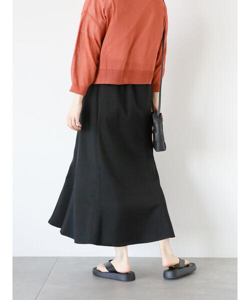 ehka sopo(エヘカソポ)の「マーメイドスカート(セットアップ可)(スカート・レディース・ライトベージュ/ブラック/ベージュ・F)」の21枚目の写真