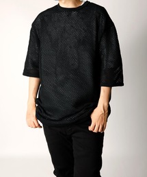 「INASTUDIOS SELECT」メッシュニット アンサンブルTシャツ
