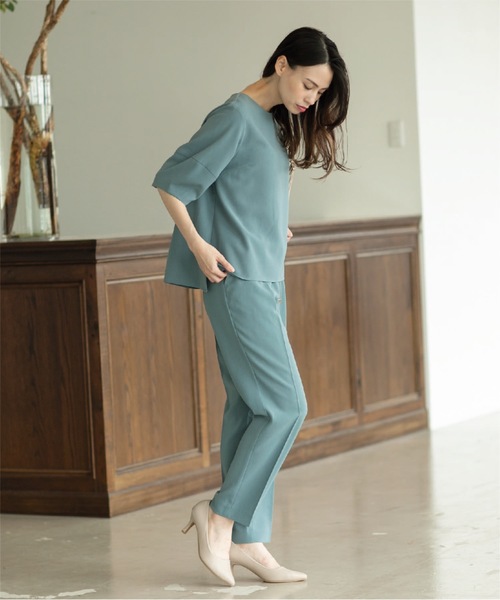 OPAQUE.CLIP(オペークドットクリップ)の「【抗菌防臭加工/7cmヒール】ベーシックパンプス/通勤・セレモニー対応(パンプス・レディース・ブラック/ベージュ/ベージュ系/ブラック系・25/30/35/40/45/50)」の17枚目の写真