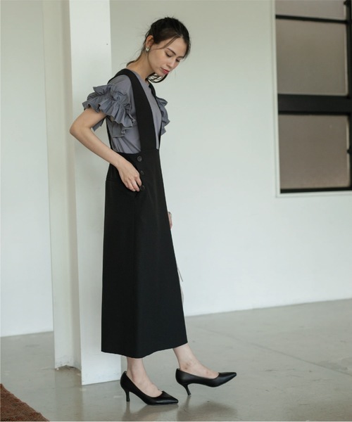 OPAQUE.CLIP(オペークドットクリップ)の「【抗菌防臭加工/7cmヒール】ベーシックパンプス/通勤・セレモニー対応(パンプス・レディース・ブラック/ベージュ/ベージュ系/ブラック系・25/30/35/40/45/50)」の8枚目の写真