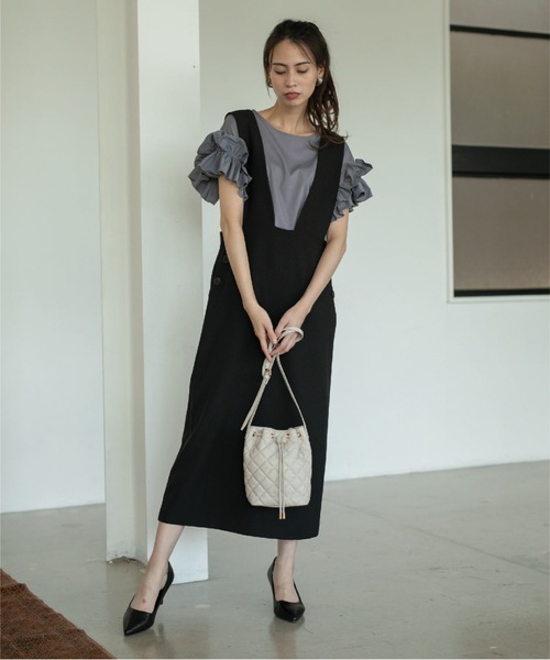 OPAQUE.CLIP(オペークドットクリップ)の「【抗菌防臭加工/7cmヒール】ベーシックパンプス/通勤・セレモニー対応(パンプス・レディース・ブラック/ベージュ/ベージュ系/ブラック系・25/30/35/40/45/50)」の9枚目の写真