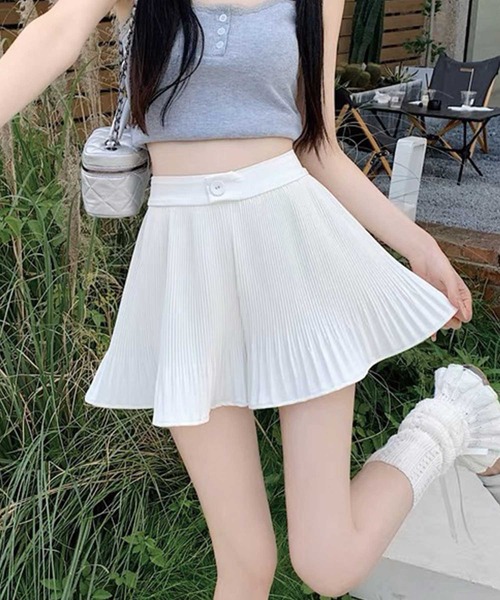 SPIGA（スピーガ）の「ｱｺｰﾃﾞｨｵﾝﾌﾟﾘｰﾂﾌﾚｱｼｮｰﾄﾊﾟﾝﾂ（その他パンツ・レディース・ホワイト/ブラック/ピンク・SMALL/MEDIUM）」の6枚目の写真