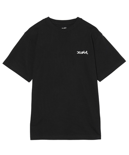 X-girl（エックスガール）の「REPEAT LOGO S/S TEE（Tシャツ